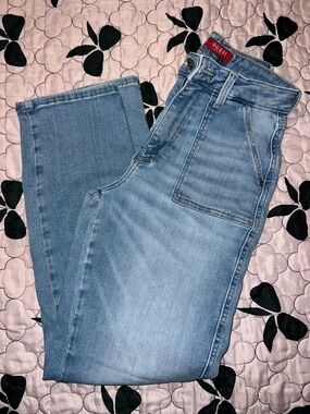 GUESS Light Blue Straight-Leg Jeans